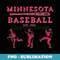 Classic Minnesota Baseball Twin Cities Fan Retro - Modern Sublimation PNG File