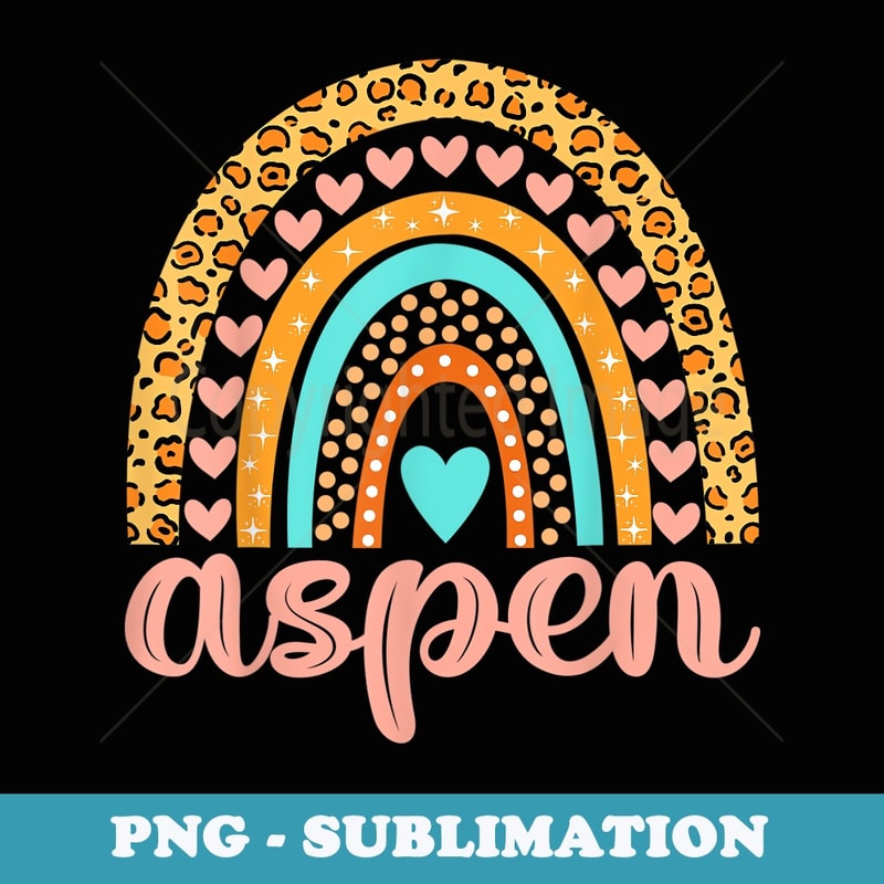 Aspen Aspen Name Birthday - Instant Sublimation Digital Download
