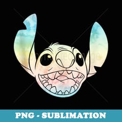 disney lilo and stitch tie dye face - instant png sublimation download