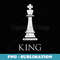 King Chess Piece Game Matching Simple Halloween Costume - PNG Sublimation Digital Download