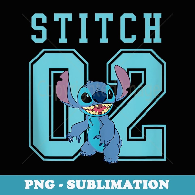 Disney Lilo and Stitch 02 Collegiate - Premium Sublimation Digital Download