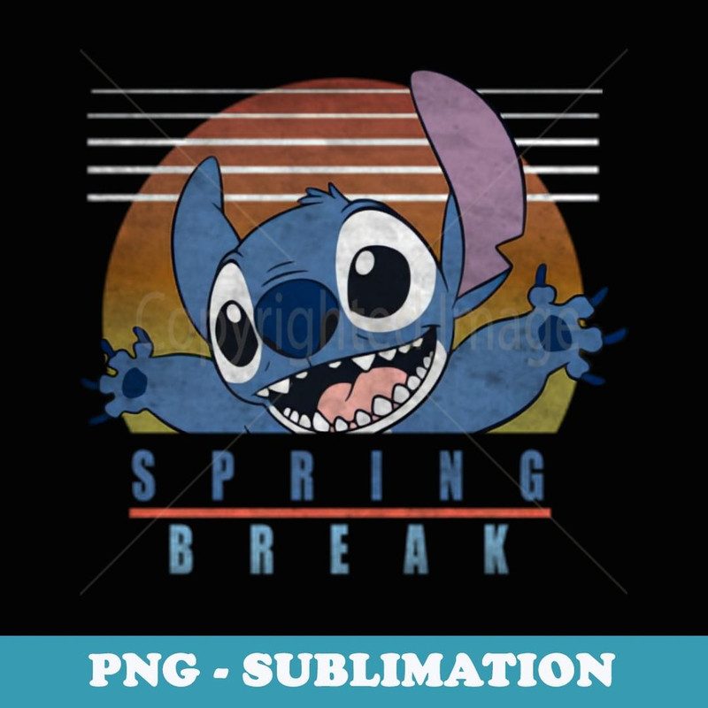 Lilo & Stitch - Spring Break Hawaii - PNG Sublimation Digital Download