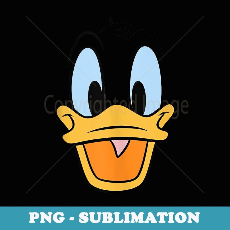 Disney Donald Duck Big Face - Exclusive Sublimation Digital File