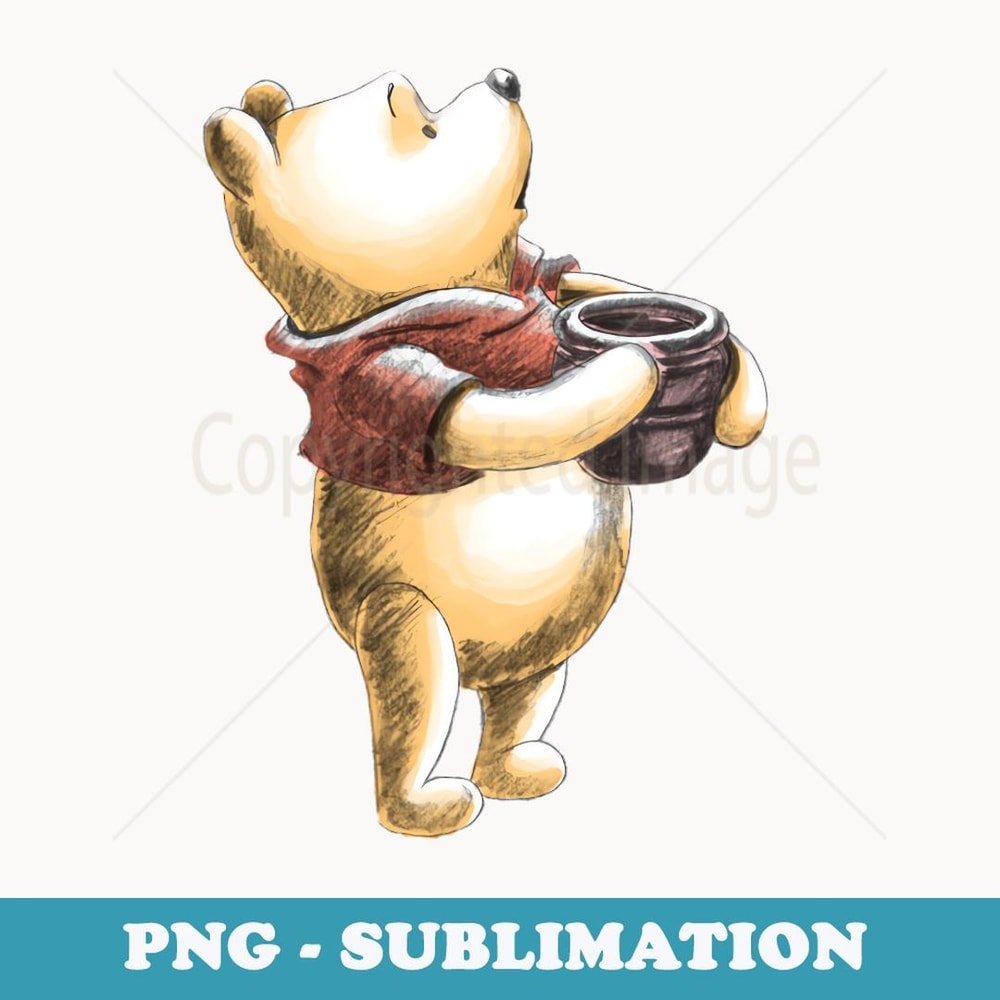 Disney Winnie the Pooh Sketch - Instant Sublimation Digital Download