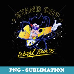 disney a goofy movie powerline stand out world tour '95 - high-resolution png sublimation file