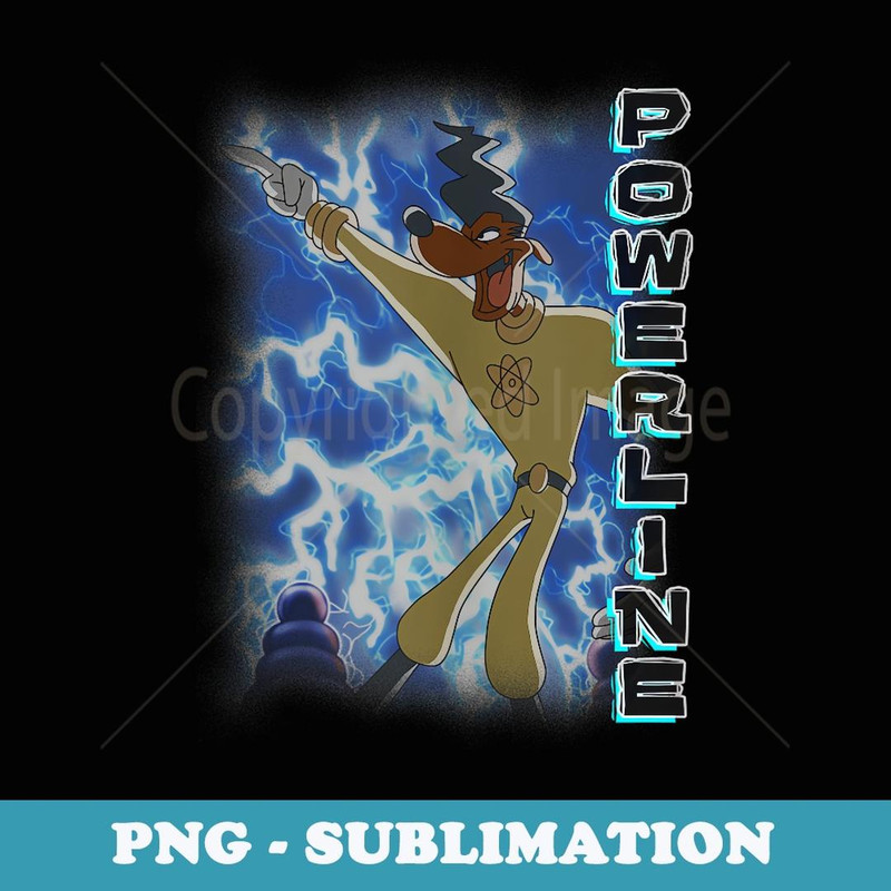 Disney A Goofy Movie Powerline Electrifying Dance - PNG Sublimation Digital Download