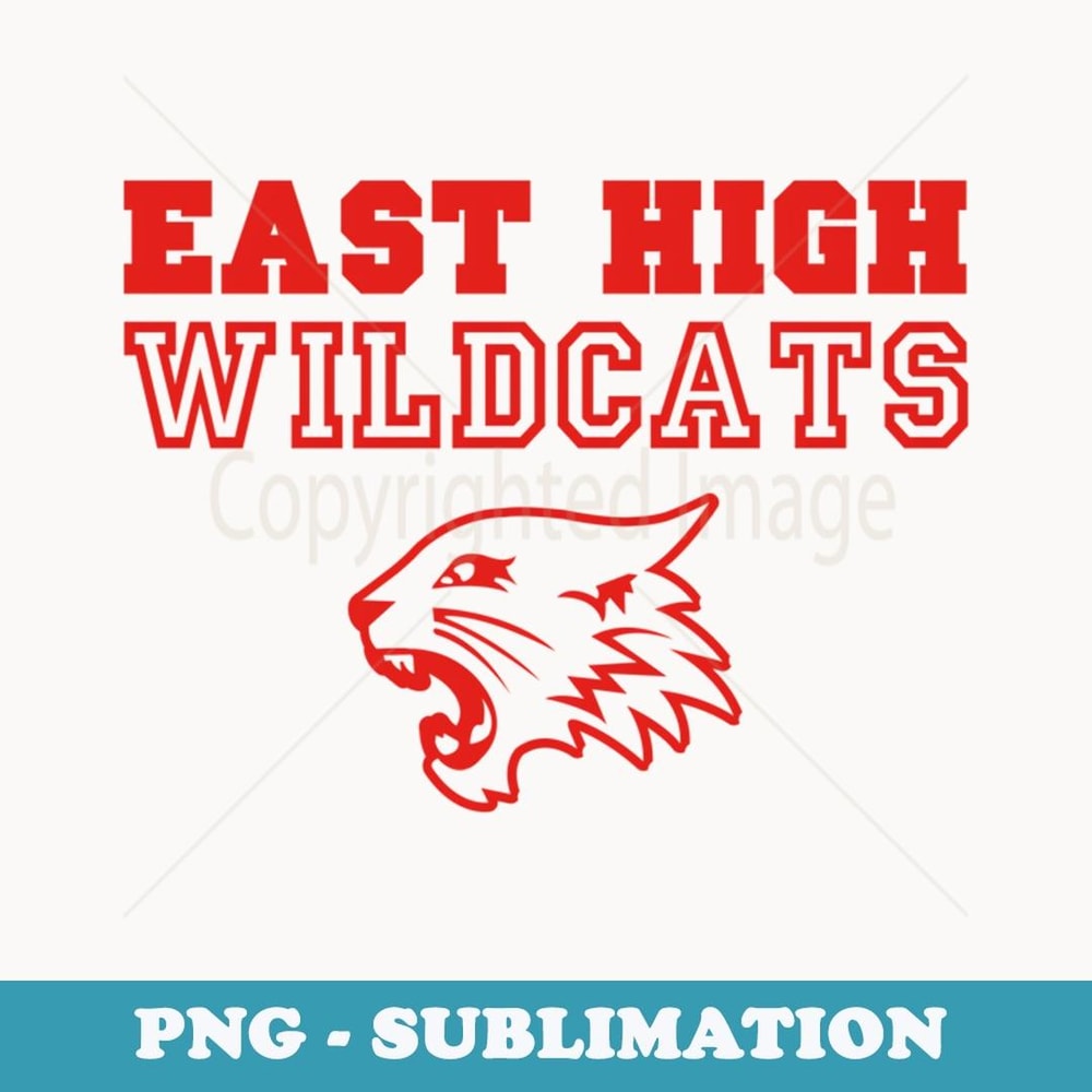 Disney Channel High School Musical East High - Signature Sublimation PNG File