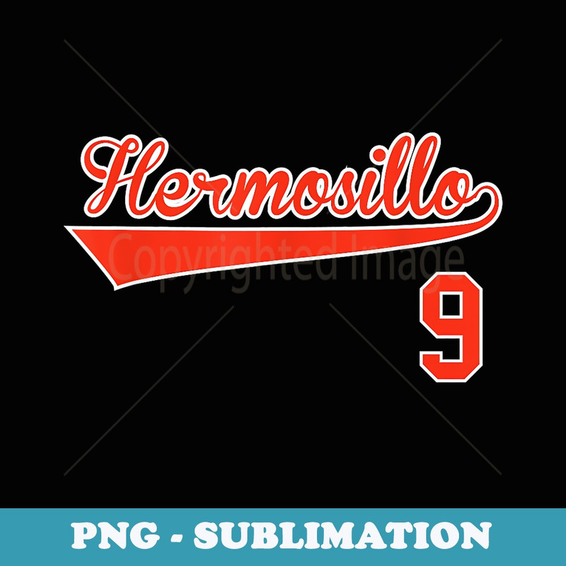 Retro Hermosillo Baseball Mexico remera Beisbol - Sublimation Digital Download
