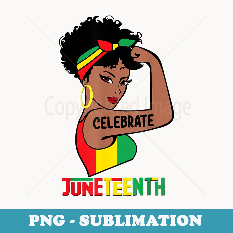 1865 Juneteenth Celebrate Pride African American girls - High-Resolution PNG Sublimation File