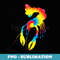 Tie Dye Lobster Rainbow Print Crayfish Hippie Peace - Modern Sublimation PNG File