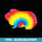 Tie Dye Guinea Pig Rainbow Print Cavy Hippie Peace - Signature Sublimation PNG File