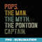 Mens Sailing Boat Pops Men Pontoon Captain Apparel Boating - PNG Transparent Sublimation File