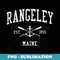 Rangeley ME Vintage Crossed Oars & Boat Anchor Sports - Stylish Sublimation Digital Download