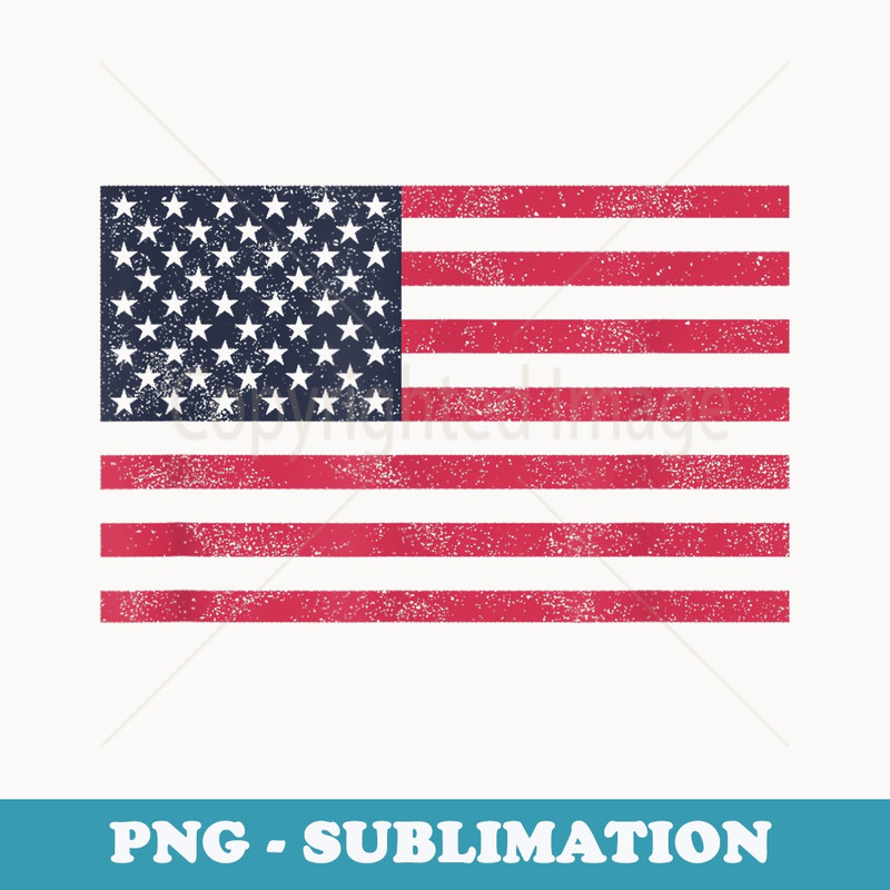Cute USA Flag Red White Blue 4th of July Top - Professional Sublimation Digital Download