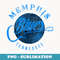 Memphis Blues Music Blue Guitar Vintage - Premium Sublimation Digital Download