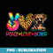 Peace Love Boxer Tie Dye Dog Lover - Sublimation Digital Download