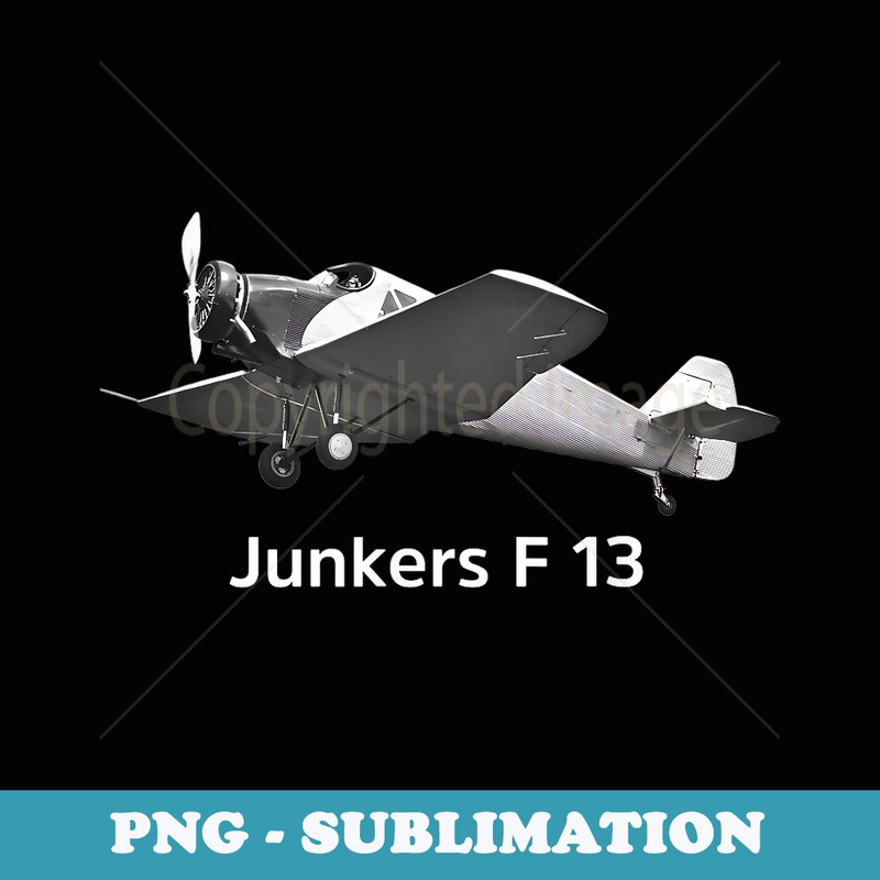 Junkers f 13 aircraft ww1 aircraft - Instant Sublimation Digital Download