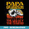 Papa And Grandson The Legend And The Legacy Vintage - Premium PNG Sublimation File