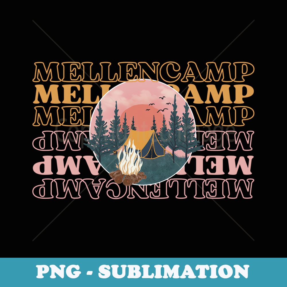 Love Mellencamp Grunge Vintage Black Mellencamp - Stylish Sublimation Digital Download