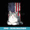Patriotic Shorthair cat 4th of July Vintage US American Flag - PNG Sublimation Digital Download