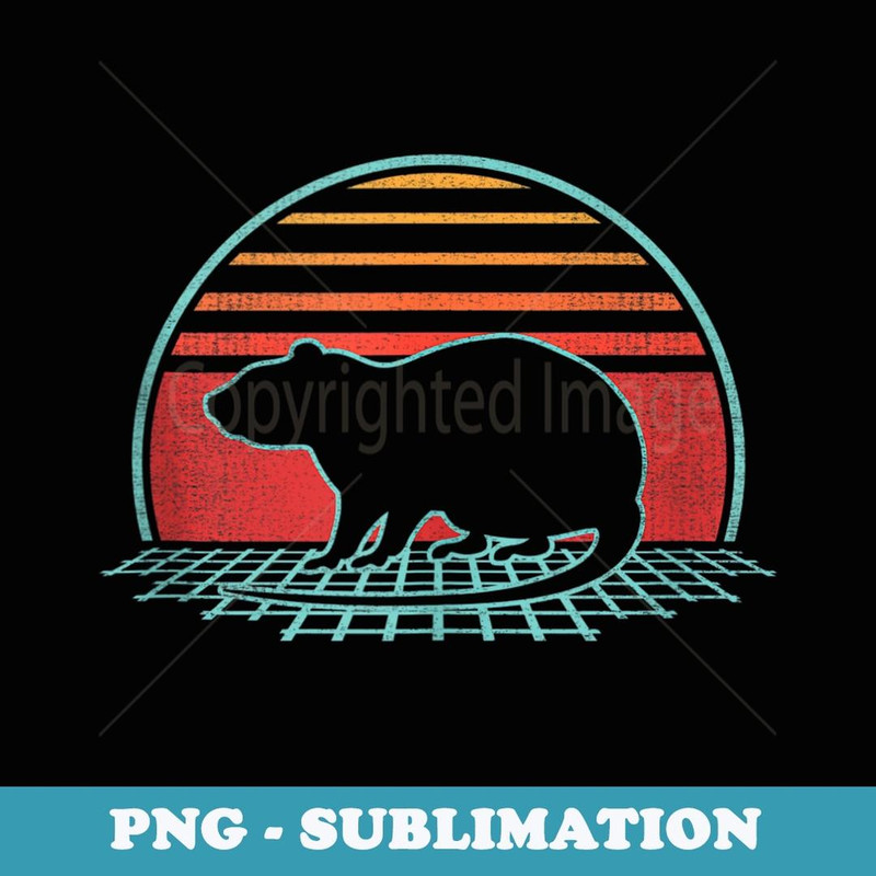 Rat Retro Vintage 80s Style Animal Lover - Elegant Sublimation PNG Download