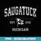Saugatuck MI Vintage Nautical Boat Anchor Flag Sports - Signature Sublimation PNG File