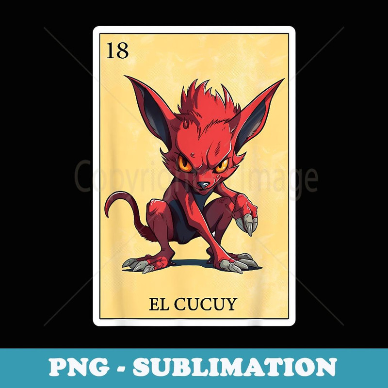 Funny Spanish-Mexican Bingo s - El Cucuy - Professional Sublimation Digital Download