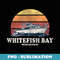 Whitefish Bay WI Vintage Boating 70s Retro Boat Design 1 - Digital Sublimation Download File