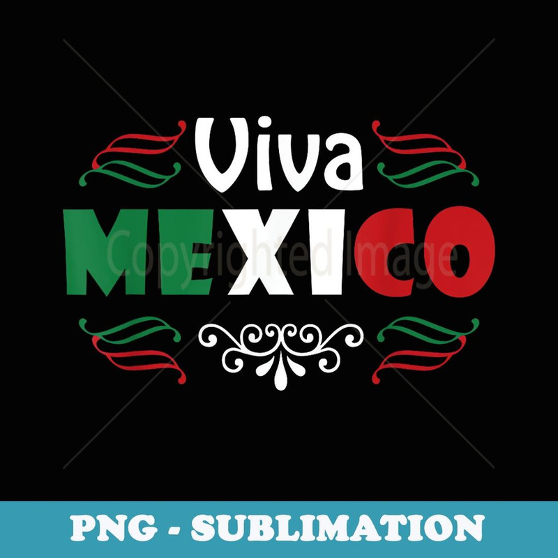 Mexican Flag I love Mexico Latin Pride Independence Day - Instant PNG Sublimation Download