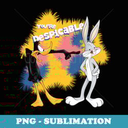 looney tunes bugs and daffy despicable - instant png sublimation download