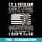I'm a Veteran. I Don't Regret. I Have Anger Issue Patriotic - Retro PNG Sublimation Digital Download