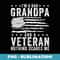 I'm A Dad Grandpa And Veteran Fathers Day Papa Grandpa - Sublimation PNG File