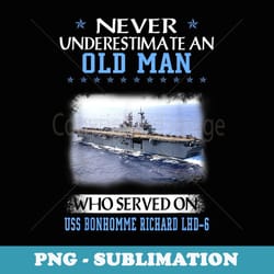 uss bonhomme richard lhd-6 veterans day father day - png sublimation digital download