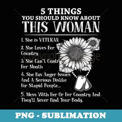 5 things you should know about this woman veteran - artistic sublimation digital file