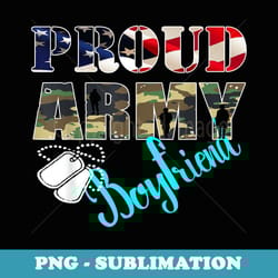 proud army boyfriend flag american t - military family