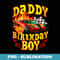 Daddy of The Birthday Boy Funny Party Racing Supercar Fan - Modern Sublimation PNG File