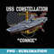 Aircraft Carrier USS Constellation CV-64 Veterans Sailor Dad - PNG Transparent Sublimation Design