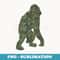 Military Orangutan Camo Print US Ape Animal Veteran Men - Vintage Sublimation PNG Download