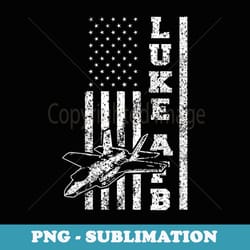 luke air force base usaf f-16 falcon patriotic us flag - artistic sublimation digital file
