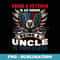 Veteran Uncle USA Flag 4th Of July - Modern Sublimation PNG File