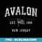 Avalon New Jersey NJ Vintage US Flag Sports - Exclusive PNG Sublimation Download