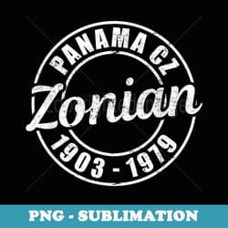 zonian panama canal zone cz 1903-1979 - aesthetic sublimation digital file