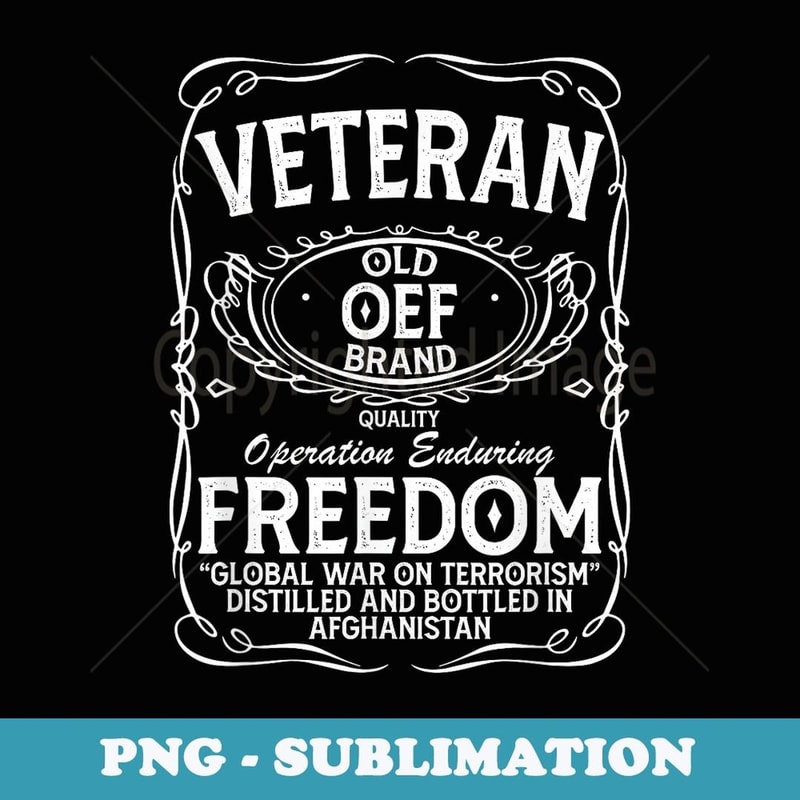 Veteran Operation Enduring Freedom Global War - Decorative Sublimation PNG File