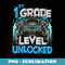 1st Grade Level Unlocked Game On 1st Grade Back To School - Vintage Sublimation PNG Download