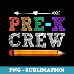 pre k girls - trendy sublimation digital download