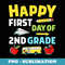 First Day of Second Grade Teacher Back to School 2nd Grade - Instant Sublimation Digital Download