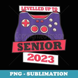 boys senior class of 2023 seniors 23 gamer back to school - signature sublimation png file