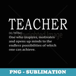 teacher appreciation teacher definition best school team - decorative sublimation png file