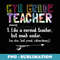 6th Grade Teacher Back to School 6th Grade Teacher - PNG Sublimation Digital Download
