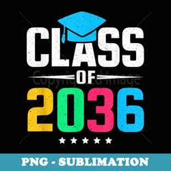 first day of school class of 2036 future graduates - digital sublimation download file